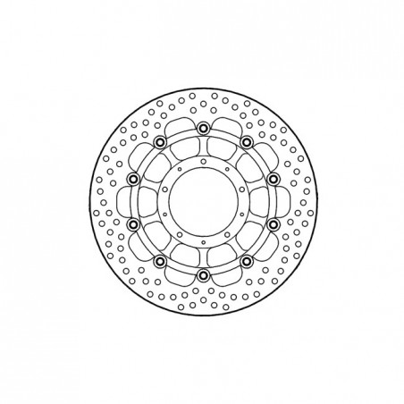 Moto-Master Halo series floating brake rotor TUV appr.