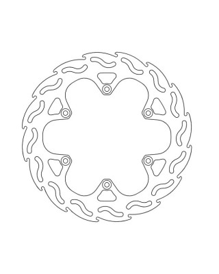 Moto-Master Flame series brake rotor TUV appr.