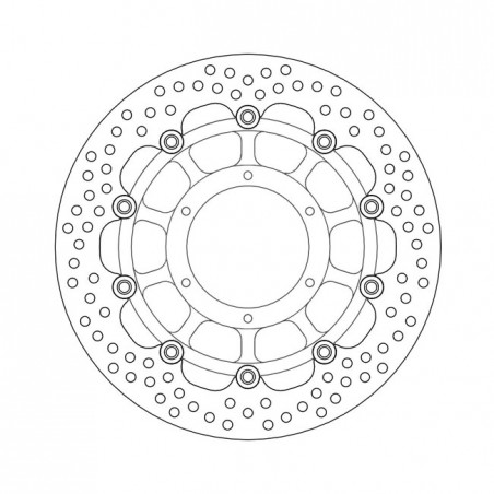 Moto-Master Halo series floating brake rotor TUV appr.
