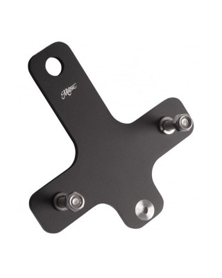 Motone, regulator relocation bracket. Black