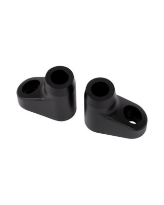 Motone, turn signal brackets for LC Triumph, 8mm. Black