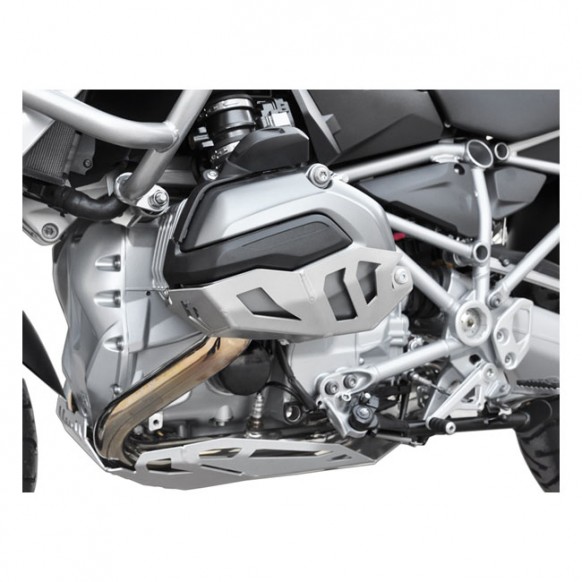 zieger - Protection de cylindre - BMW R1200GS de 2013 à 2018 & R1200R LC de 2015 à 2018 - Argenté - Zieger