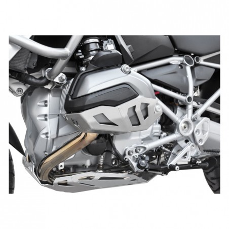 zieger - Protection de cylindre - BMW R1200GS de 2013 à 2018 & R1200R LC de 2015 à 2018 - Argenté - Zieger