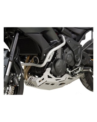 zieger - Carter de protection moteur - Kawasaki Versys 650 de 2015 à 2018 - Argenté - Zieger