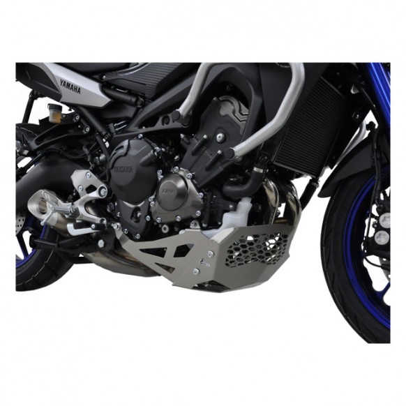 zieger - Carter de protection moteur - Yamaha MT-09 Tracer de 2015 à 2019 - Argenté - Zieger