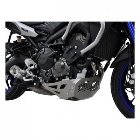 zieger - Carter de protection moteur - Yamaha MT-09 Tracer de 2015 à 2019 - Argenté - Zieger