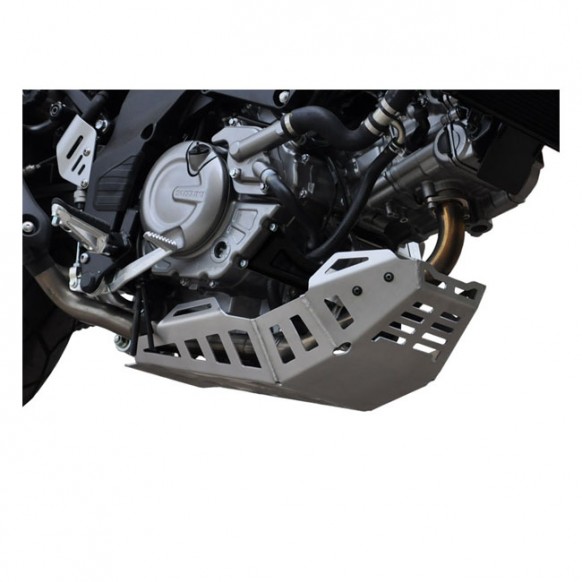 zieger - Carter de protection moteur - Suzuki DL 650 V-Strom de 2011 à 2019 - Argenté - Zieger