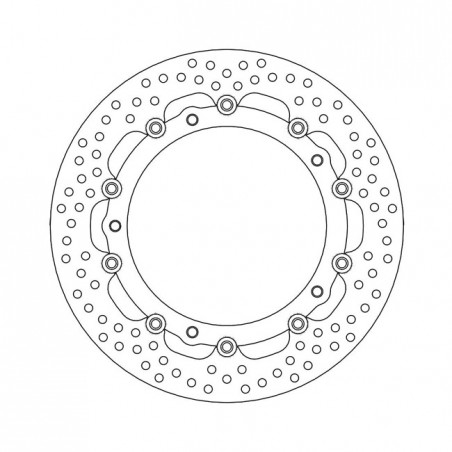 Moto-Master Halo series floating brake rotor TUV appr.
