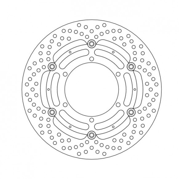 Moto-Master Halo series floating brake rotor TUV appr.