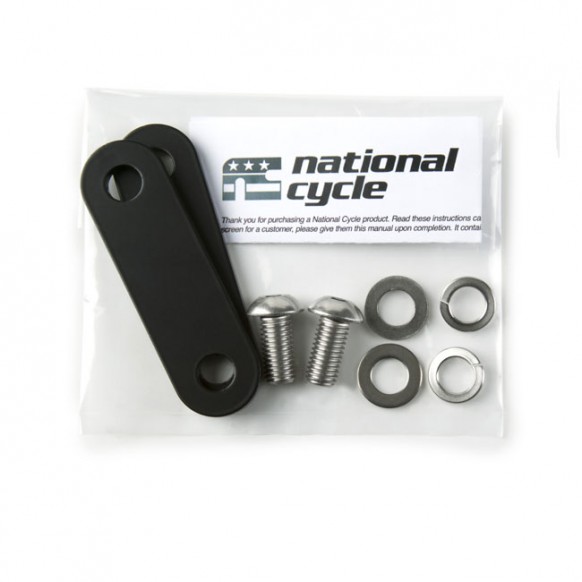national cycle - Kit de montage de repose-pieds autoroute - 76mm - Honda Gold Wing GL1800 à partir de 2018 - Noir - NATIONAL C