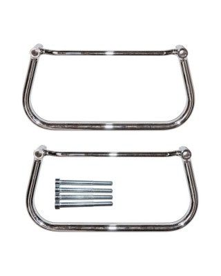 Longride saddlebag holder, chrome