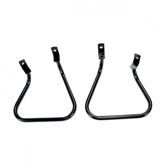 long ride - Supports de sacoches latérales Longride - Ducati Scrambler 400 & 800 à partir de 2016 - Noir - LONGRIDE