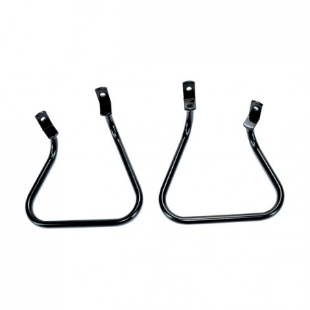 long ride - Supports de sacoches latérales Longride - Ducati Scrambler 400 & 800 à partir de 2016 - Noir - LONGRIDE