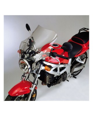 national cycle - Pare-brise F-15 Tour Shield avec supports réglables - 17" de hauteur - Fumé clair - NATIONAL CYCLE