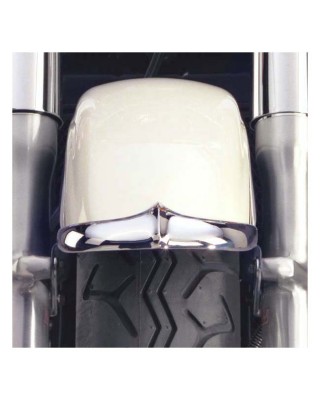 NC cast front fender tip chrome