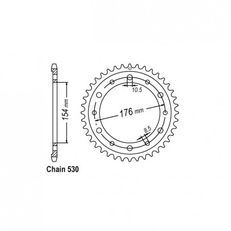 JT Rear Sprocket 1340.43