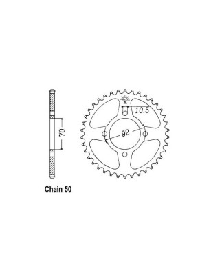 JT Rear Sprocket 476.45