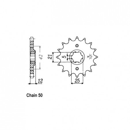 JT Front Sprocket 571.16