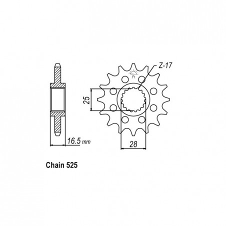 JT Front Sprocket 1904.16