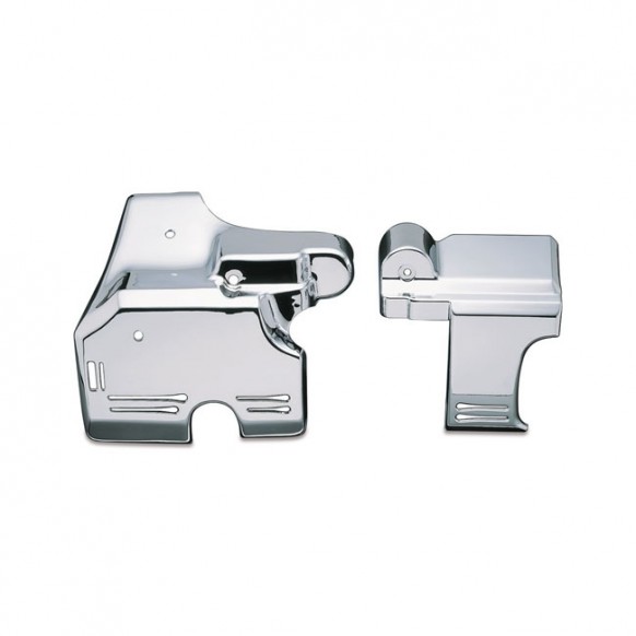Kuryakyn transmission side covers, chrome