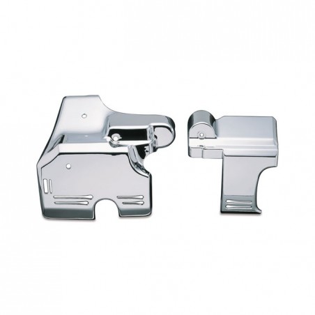 Kuryakyn transmission side covers, chrome