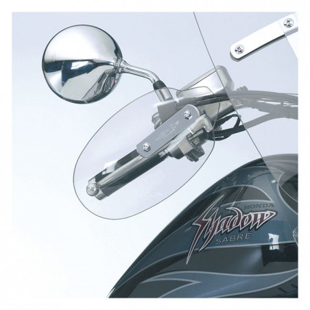 national cycle - Déflecteurs de mains - Honda de 1987 à 2020, Indian Chief de 2014 à 2016 & Yamaha de 1988 à 2009 - Fumé c