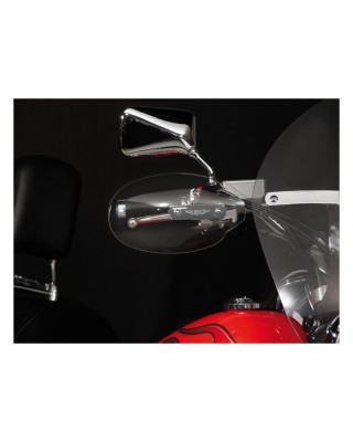 national cycle - Déflecteurs de mains - Honda de 1987 à 2020, Indian Chief de 2014 à 2016 & Yamaha de 1988 à 2009 - Fumé c