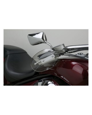 national cycle - Déflecteurs de mains - Honda de 1987 à 2020, Indian Chief de 2014 à 2016 & Yamaha de 1988 à 2009 - Fumé c