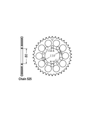 JT Rear Sprocket 1332.42