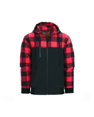 Lumbershell jacket black/red