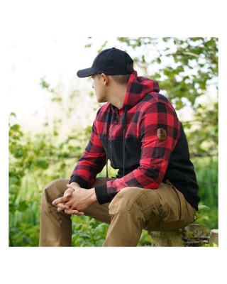 Lumbershell jacket black/red