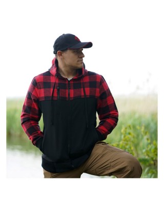 Lumbershell jacket black/red