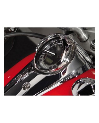 NC cast speedometer visor chrome