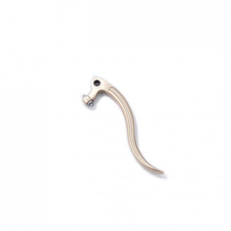 kustom tech - Levier de frein ou d'embrayage de remplacement - Pour commandes hydrauliques Deluxe - Laiton satiné - KUSTOM TEC