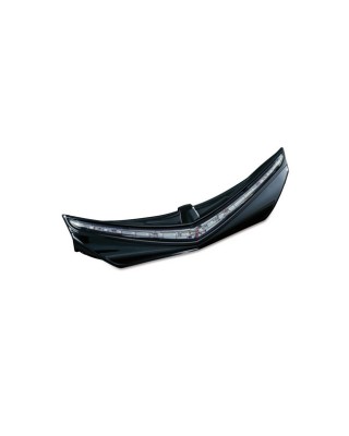 Kuryakyn LED rear fender tip gloss black, smoke lens