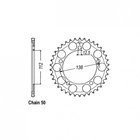 JT Rear Sprocket 302.39