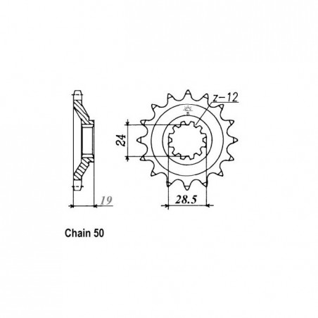 JT Front Sprocket 527.17
