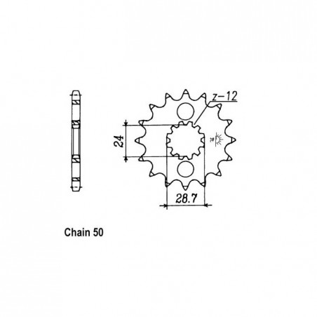 JT Front Sprocket 517.17