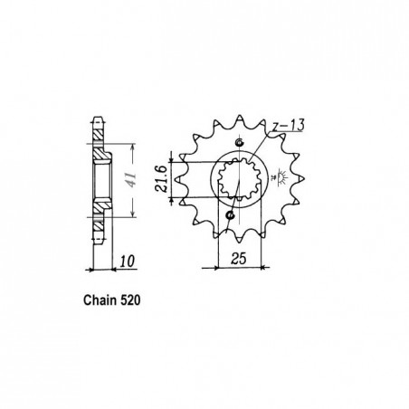 JT Front Sprocket 308.14
