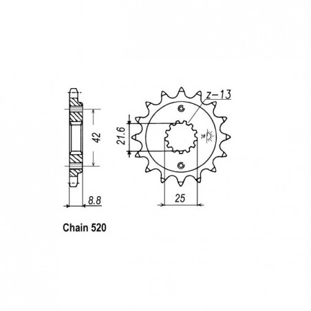 JT Front Sprocket 512.15