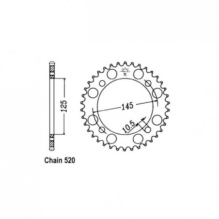 JT Rear Sprocket 857.39