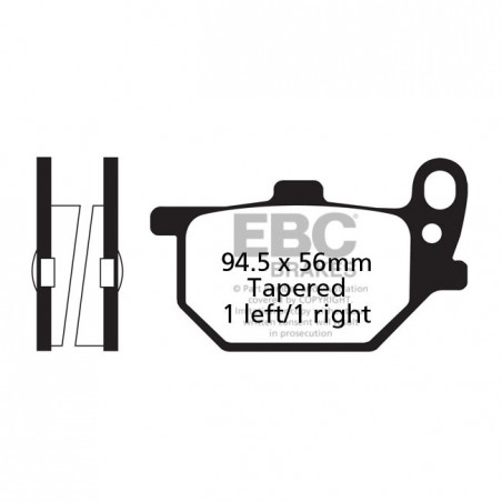 EBC Organic brake pads