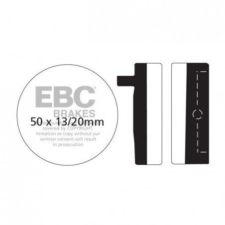 EBC Organic brake pads