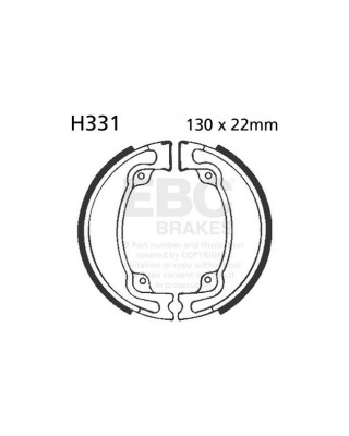 EBC plain brake shoes