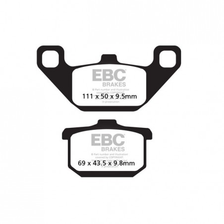 EBC Organic brake pads