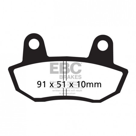 EBC V-pad Semi Sintered brake pads