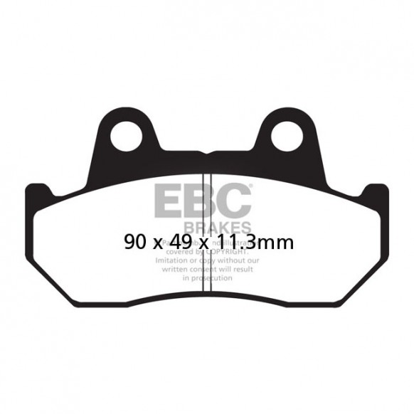 EBC organic brake pads