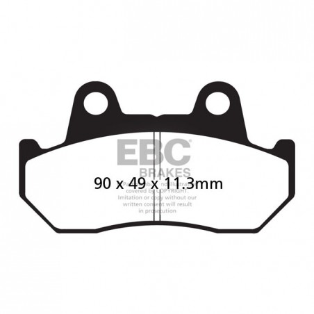 EBC organic brake pads