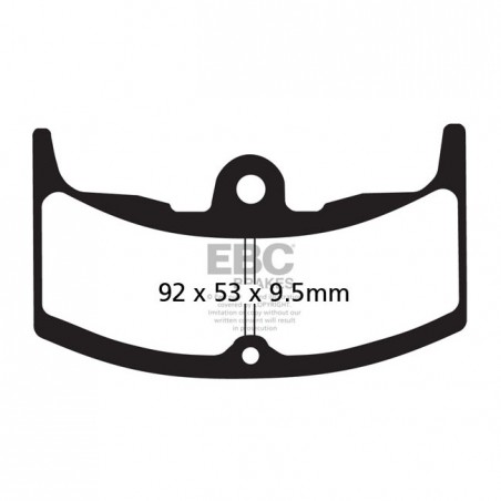 EBC organic brake pads