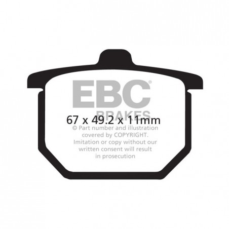 EBC Organic brake pads